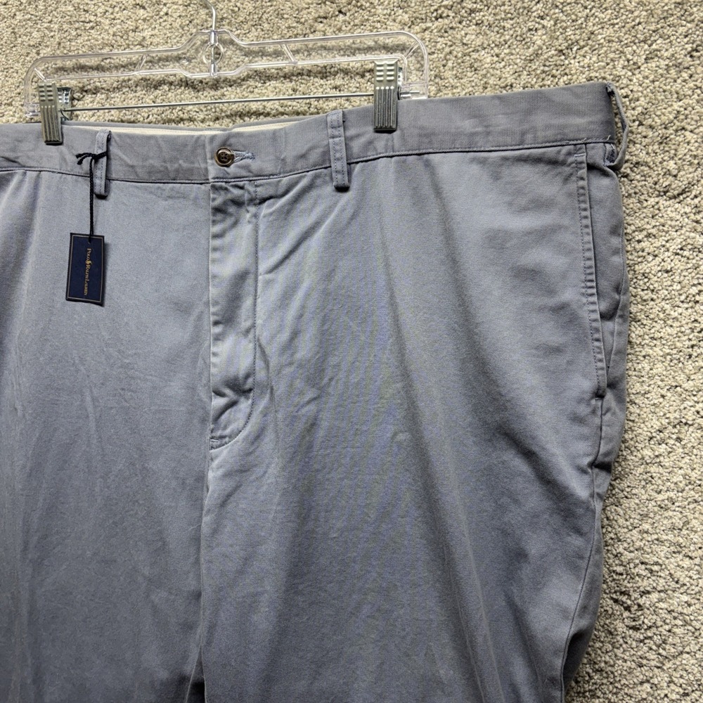 Vintage Polo Ralph Lauren Pants Mens 48Bx30 Blue Chino Classic Fit NWT *Read - Picture 4 of 15